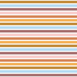 Rainbow Stripe in Autumn Glow