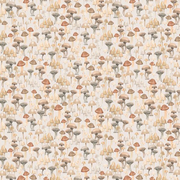 Mushrooms in Light Khaki