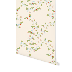 Berry Tendrils in Rose
