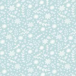 Sweet Florals in Glacier Blue