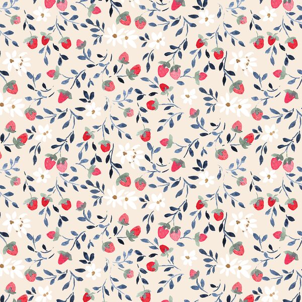 Strawberry Vines in Vanilla