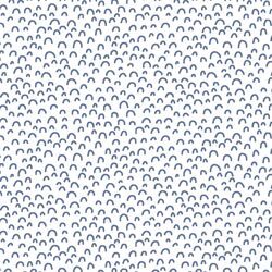Doodle in Azurite on White