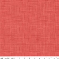 Grasscloth Cottons in Coral