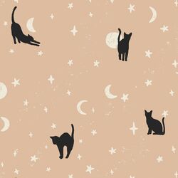 Large Moonstruck Cats in Blush Pink
