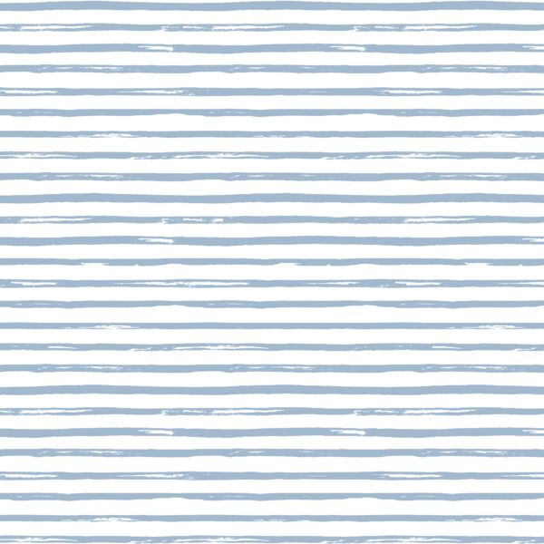 Watercolor Stripe in Winter Blue