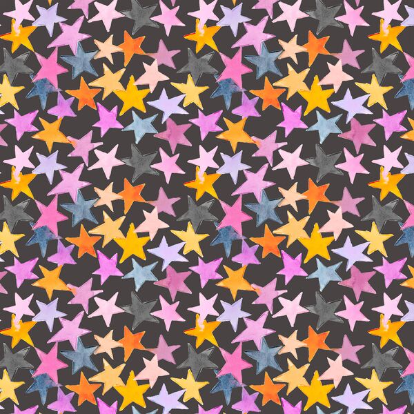 Star Confetti in Night Sky