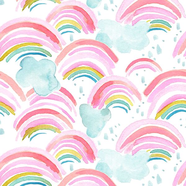 Large Rainbow Showers in Spring