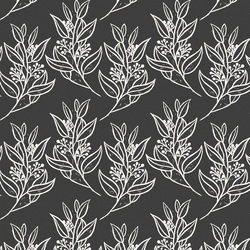 Falling Foliage in Charcoal