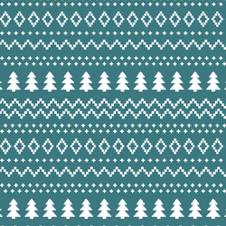 Winter Sweater in Ocean Blue