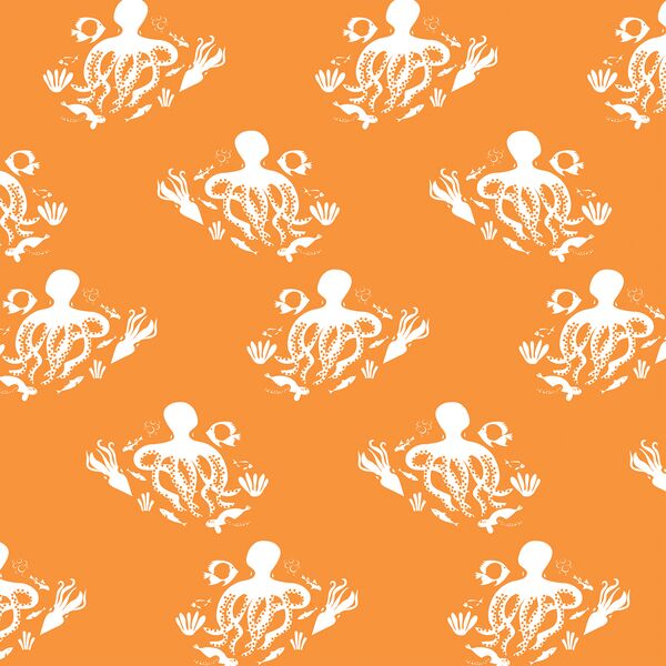 Octopus in Sunset