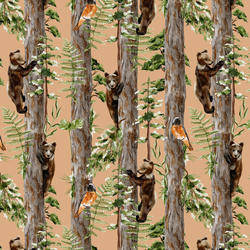 Woodland Climbers in Clay