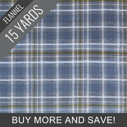 Check Plaid Flannel in After the Rain - 15 Yard Bolt