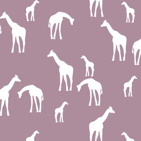 Giraffe Silhouette in Celestial