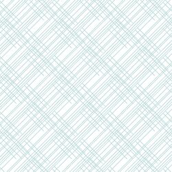 Thatched in Glacier Blue on White