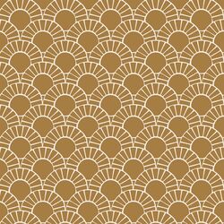 Mosaic Sun Tile in Burnt Toffee