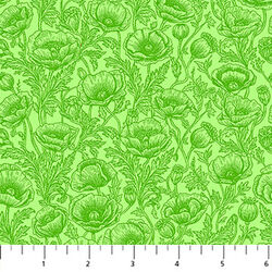 Poppies in Green