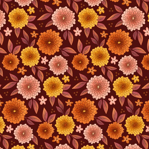 Mums in Maroon