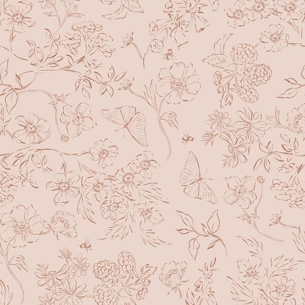 Sketched Garden in Cherry Blossom