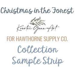 Christmas in the Forest Sample Strip