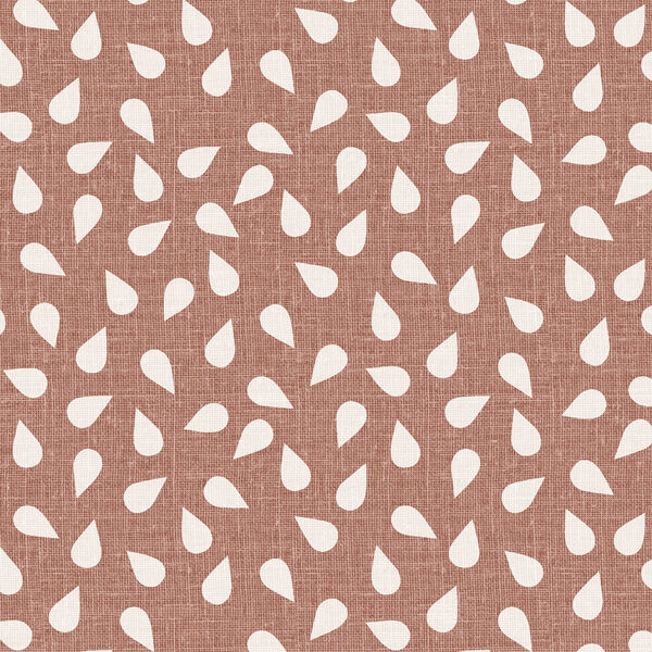 Tossed Rain in Vintage Rose