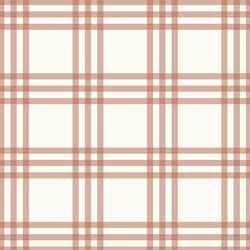 Triple Check in Muted Orange