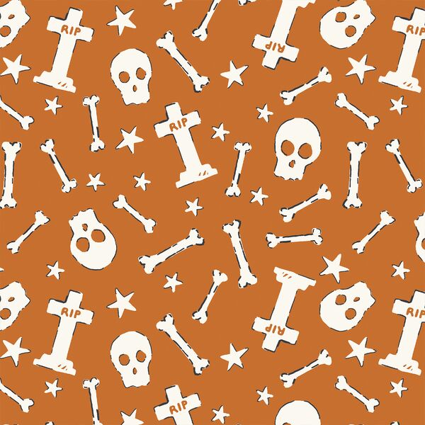 Spooky Bones in Marmelade Orange