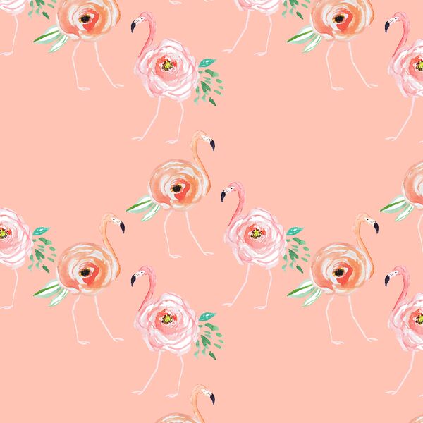 Small Birds of a Feather in Pink Sand
