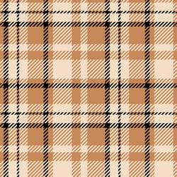 Haunted Tartan in Warm Caramel