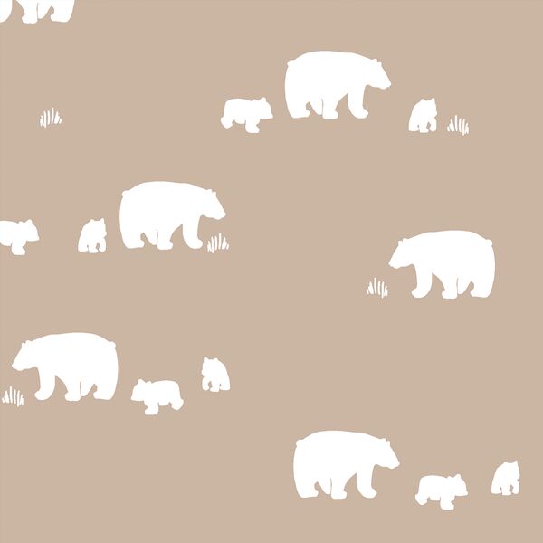 Wandering Bears in Sand