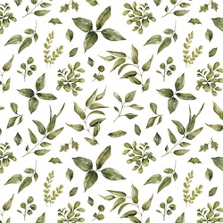 Wild Greens in White