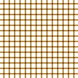 Summer Gingham Check in Golden Chocolate