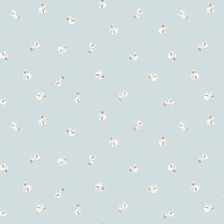 Tiny Bunnies in Pastel Blue