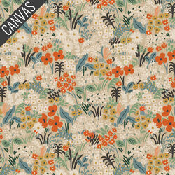 Meadow Canvas in Flax Multi Unbleached