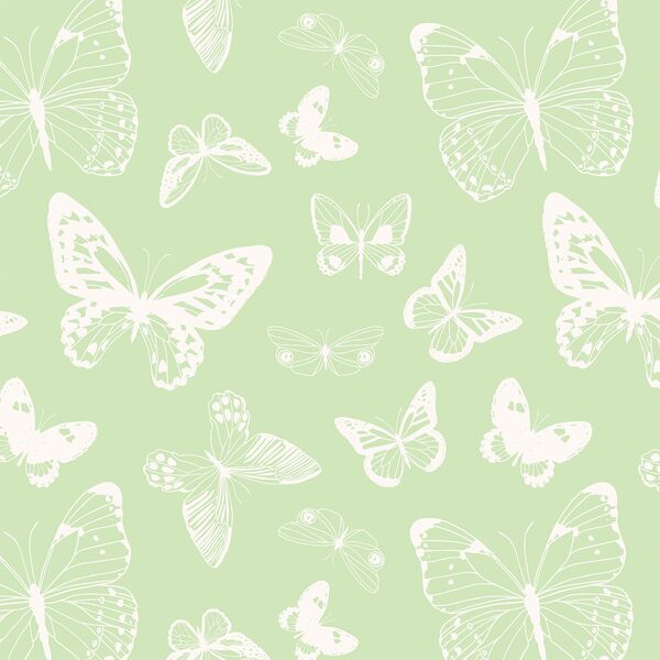 Boho Butterflies in Summer Mint