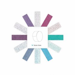 Expressions Batiks 2.5" Strip Roll in Mini Pops Berry D