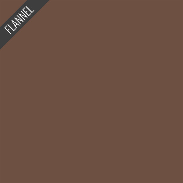 Flannel Solid in Allspice