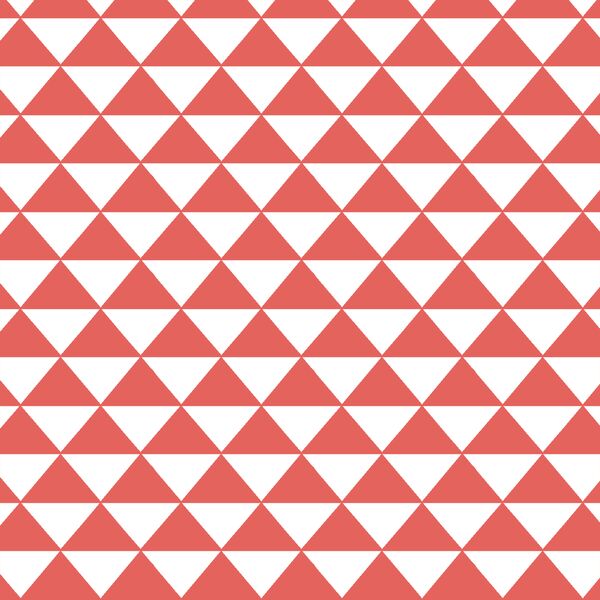 Triangle Mosaic in Salmon