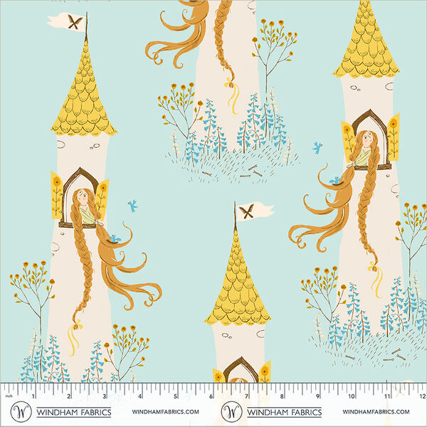 Rapunzel in Aqua