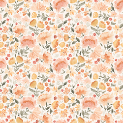 Little Painted Peonies in Sunset
