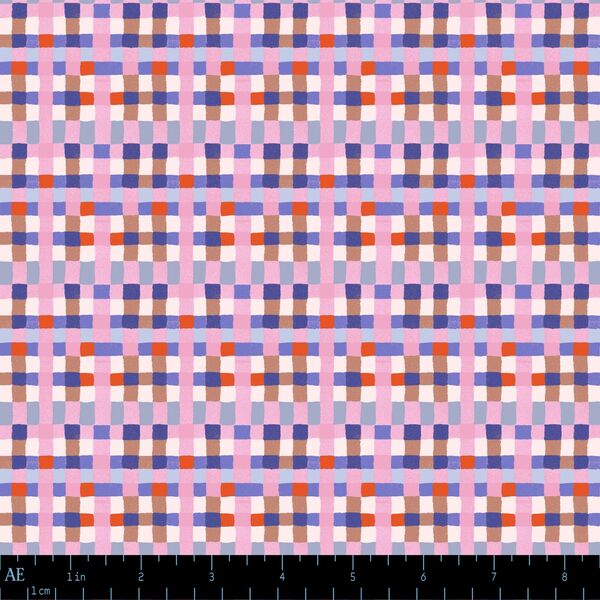 Patchwork Check in Rose Multi
