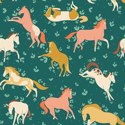 Horsing Around in Jade Green