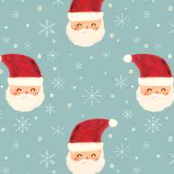 Santa in Snow