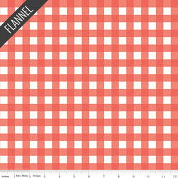 Gingham Flannel in Rouge