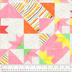 Bee's Quilt in White