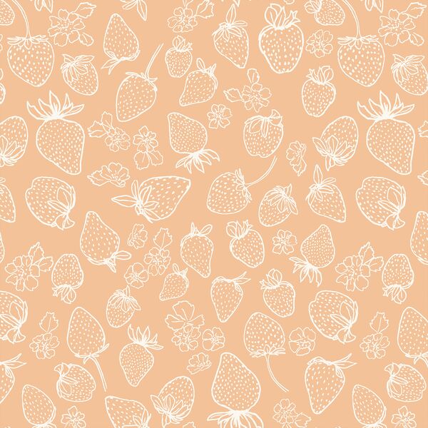 Berry Delight Sketch in Apricot