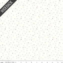 Dapple Dot Wideback in Barn Red on White