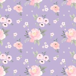 Small Sweet Blush Roses in Lilac