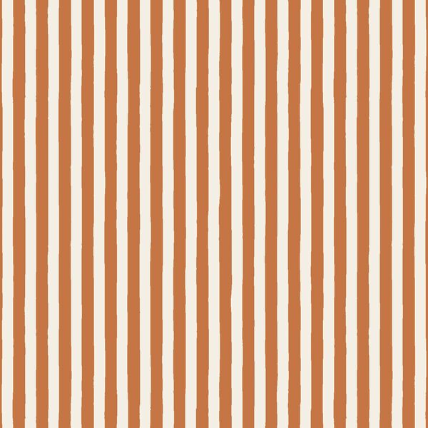 Merry Candy Stripe in Burnt Caramel
