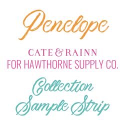 Penelope Sample Strip