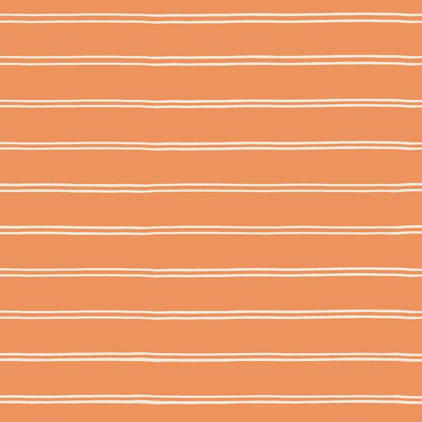Double Dutch Stripe in Papaya